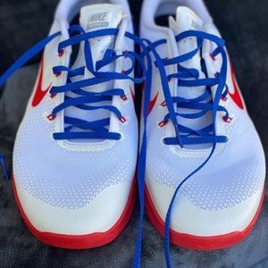 Men's Nike Metcon4 Red White and Blue size 10.5